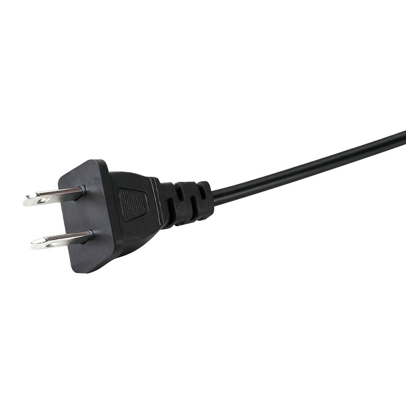 アメリカ規格 2 ピン フラット プラグ 2 ピン丸型電源コード