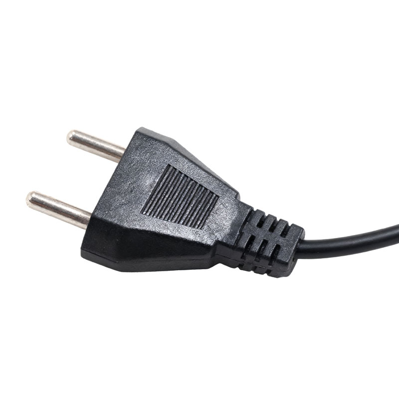欧州標準 2 ピン電源プラグ電源コード