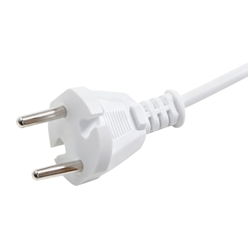 欧州標準 2 ピン電源プラグ電源コード
